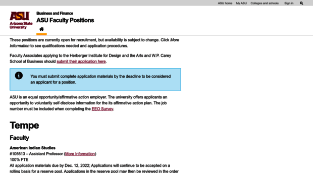 facultypositions.asu.edu