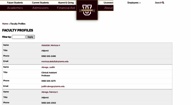 facultyprofiles.tamiu.edu