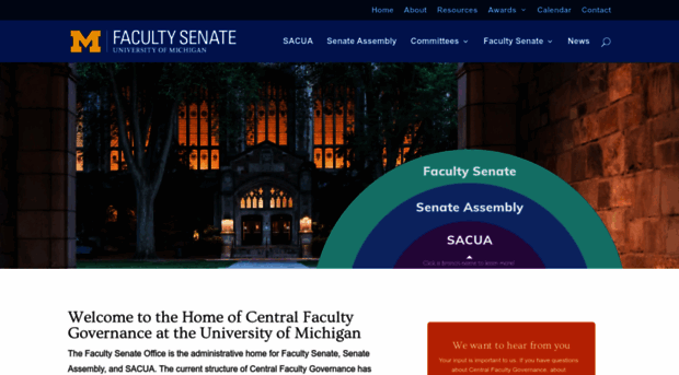 facultysenate.umich.edu