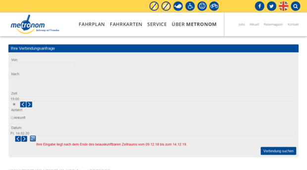 fahrplanauskunft.der-metronom.de