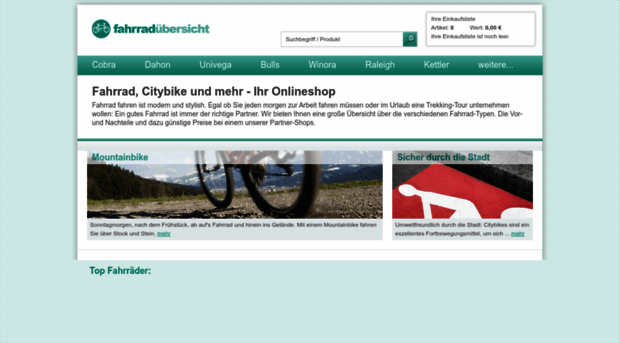 fahrrad-uebersicht.de