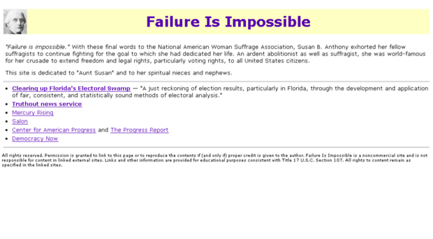 failureisimpossible.com