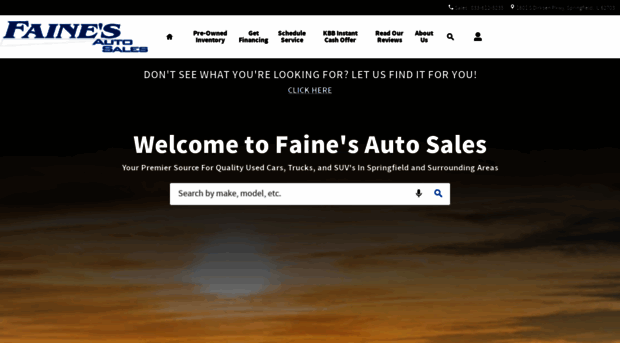 fainesautosales.com