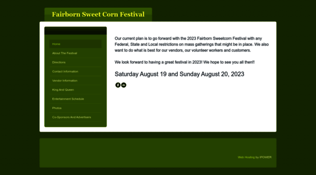 fairbornsweetcornfestival.org