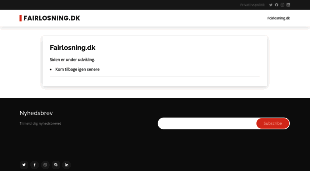 fairlosning.dk