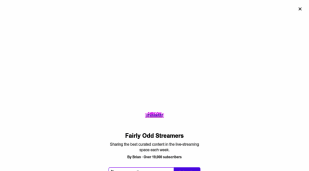 fairlyoddstreamers.substack.com