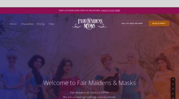 fairmaidensandmasks.com