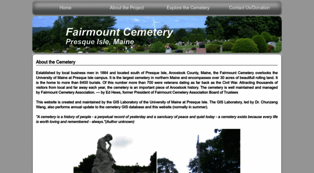 fairmountcemeterypresqueisle.com