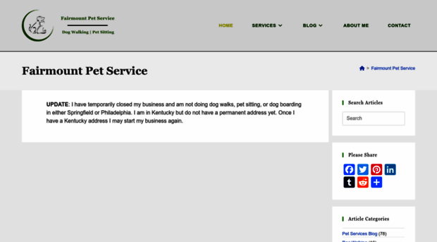 fairmountpetservice.com
