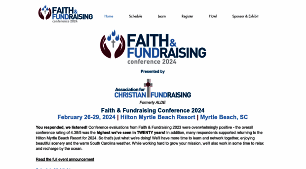 faithandfundraisingconference.org