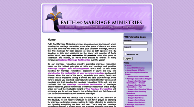 faithandmarriageministries.org