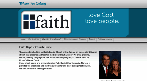 faithbaptistspringhill.com