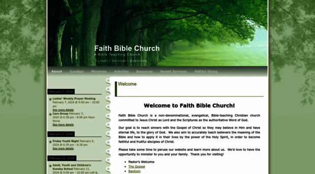 faithbiblechurch.com