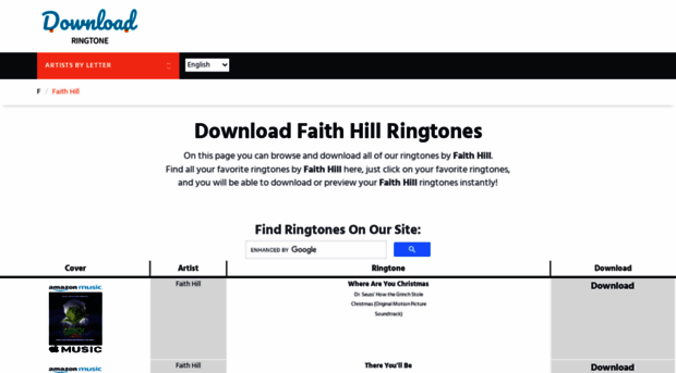 faithhill.download-ringtone.com