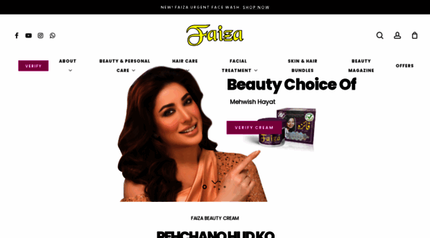 faizabeautycream.com