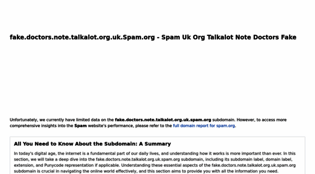 fake.doctors.note.talkalot.org.uk.spam.org.ipaddress.com