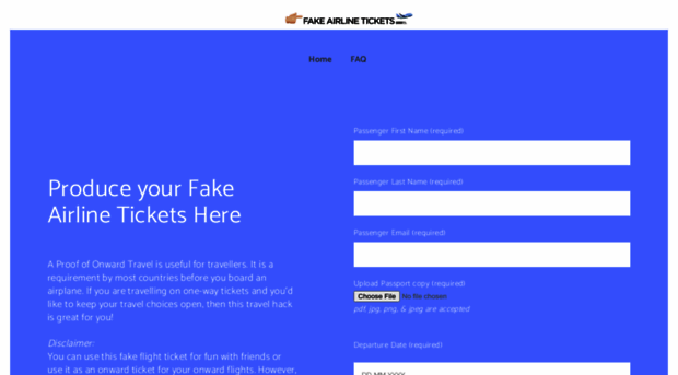 fakeairlinetickets.com