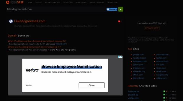 fakedegreemall.com.hypestat.com
