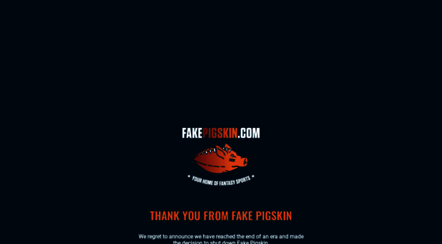 fakepigskin.com