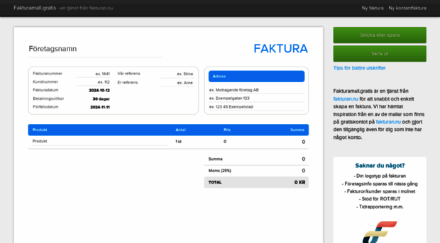 fakturamall.gratis