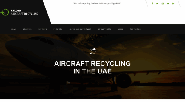 falconaircraftrecycling.com