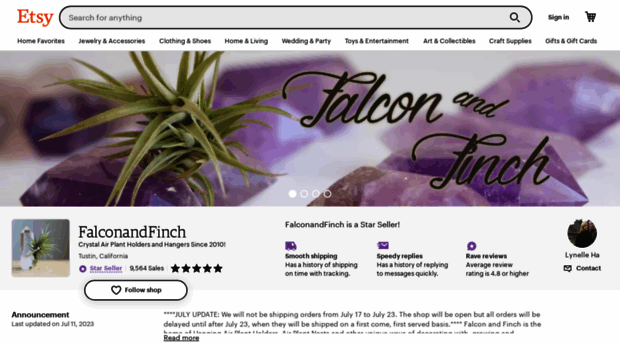 falconandfinch.com