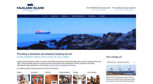 falklandislandshipping.com