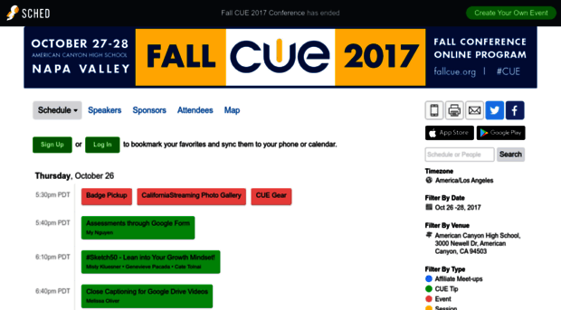 fallcue2017.sched.com