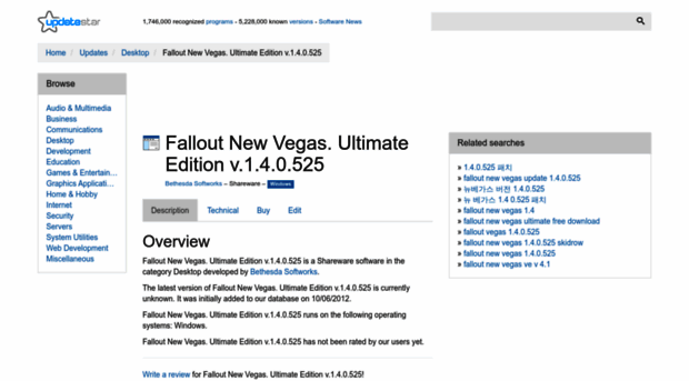 fallout-new-vegas-ultimate-edition-v-1-4-0-525.updatestar.com