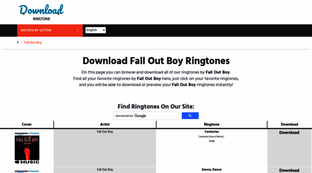 falloutboy.download-ringtone.com