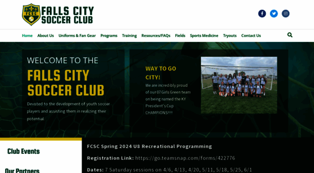 fallscitysoccerclub.com