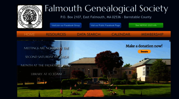falmouthgenealogysociety.com