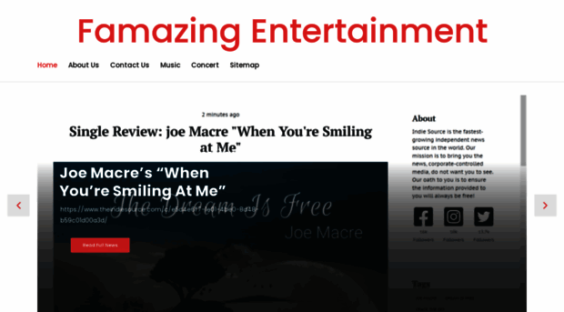 famazingentertainment.com