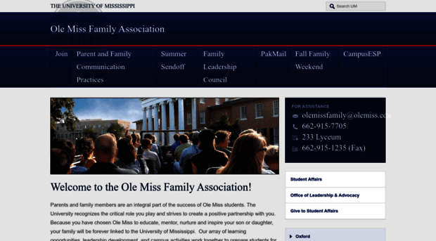 families.olemiss.edu