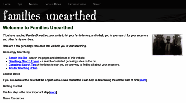 familiesunearthed.com