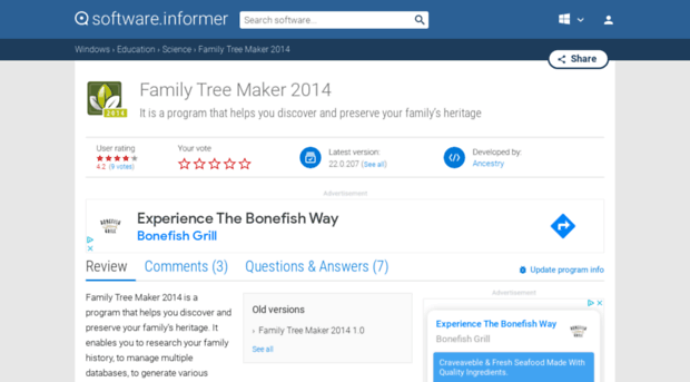 family-tree-maker-2014.software.informer.com