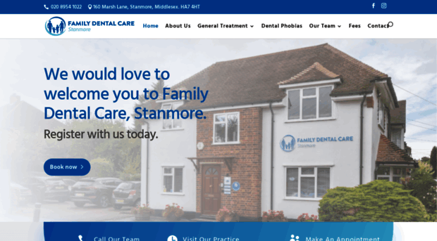 familydentalcarestanmore.co.uk