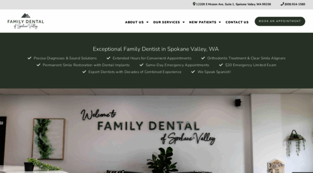 familydentalofspokanevalley.com