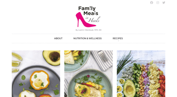 familymealsinheels.com