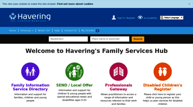 familyserviceshub.havering.gov.uk