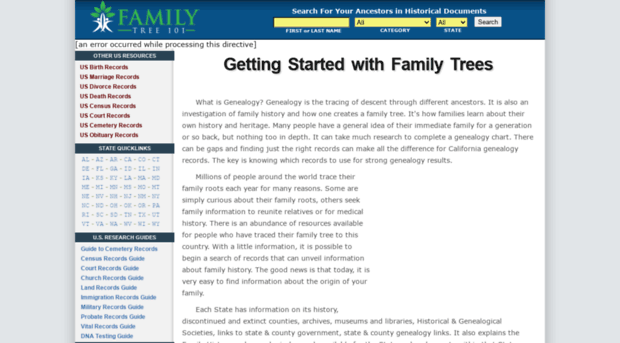 familytree101.com