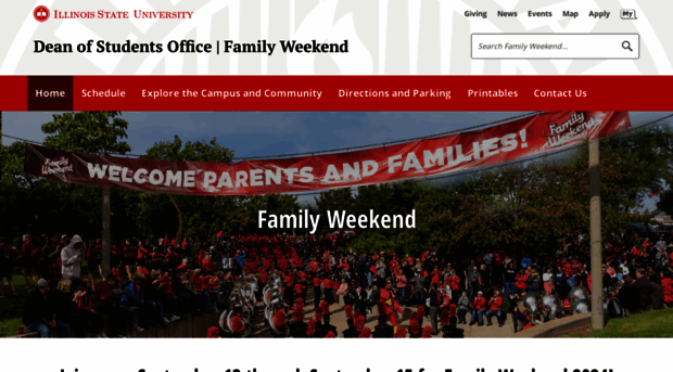 familyweekend.illinoisstate.edu