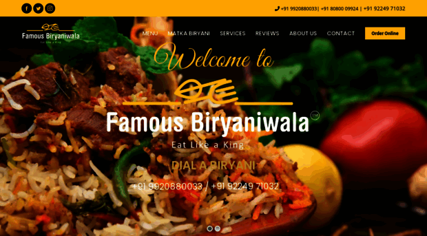 famousbiryaniwala.com