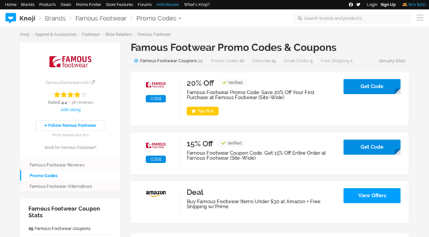 famousfootwear.bluepromocode.com