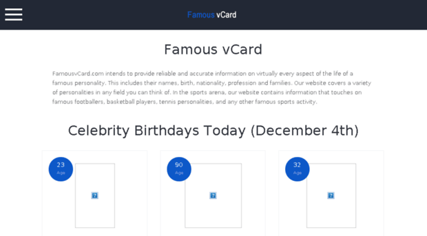 famousvcard.com