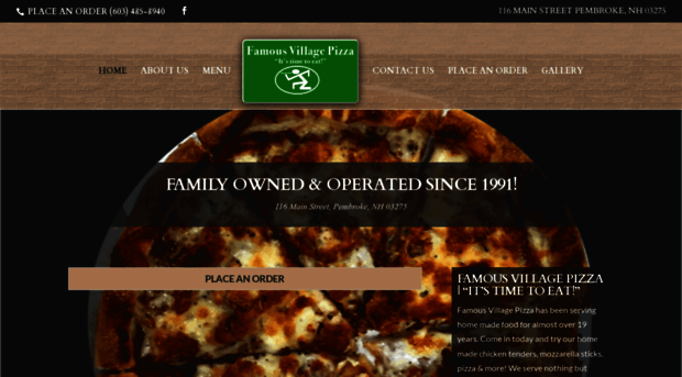 famousvillagepizza.com