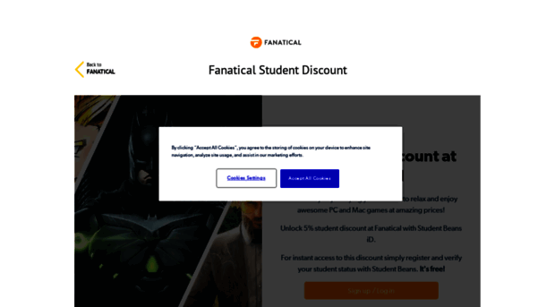 fanatical.studentbeans.com