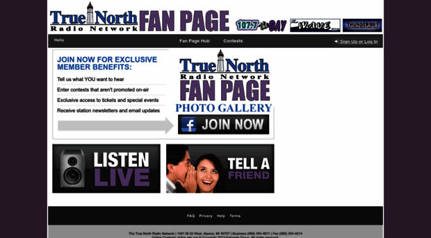 fanclub.truenorthradionetwork.com