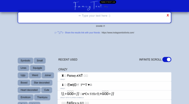 fancytext.us