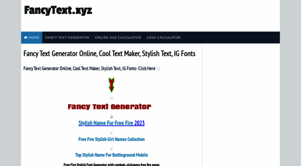 fancytext.xyz